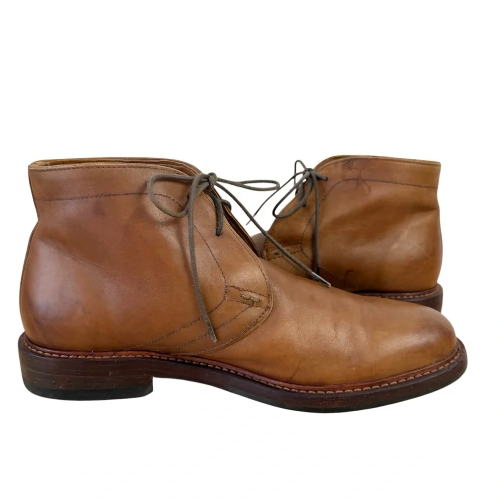 FRYE Murray Chukka Boots Cognac Brown Sz 9